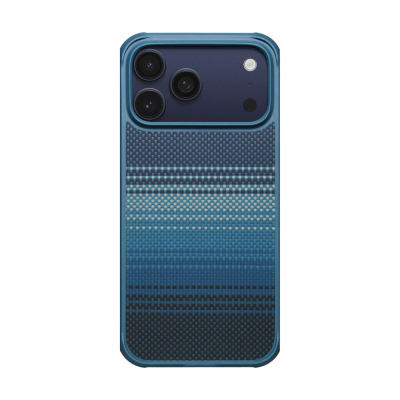 Apple iPhone 17 Pro Case M-safe Charging Feature Pitaka Tactile Woven Sunset-Moonrise Aramid Pro Guard Series Cover - Pitaka