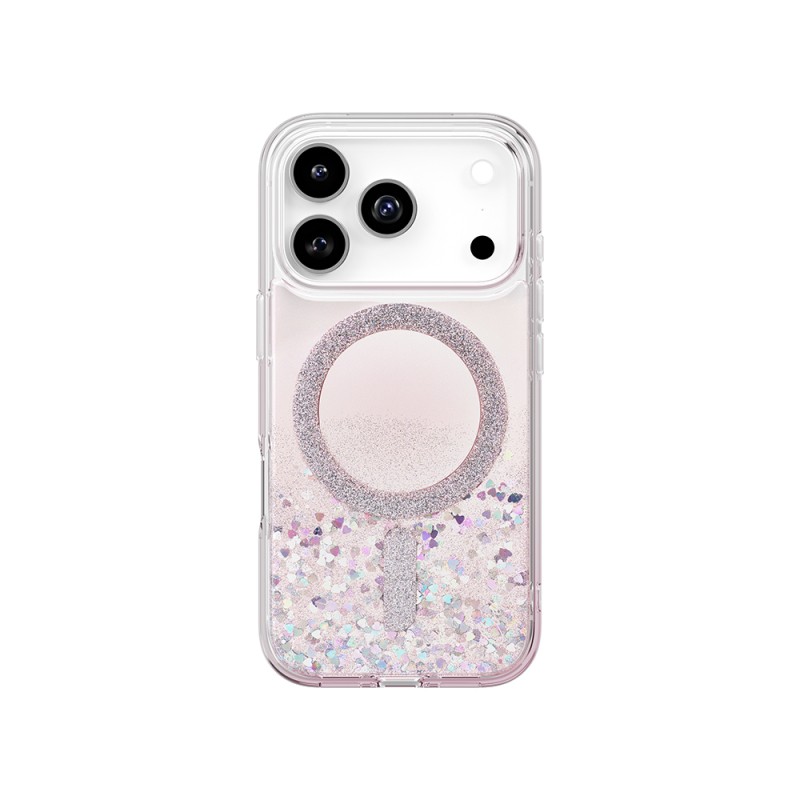 Apple iPhone 17 Pro Case M-safe Charging Feature Shiny Ring Coehl Solea Cover - 1
