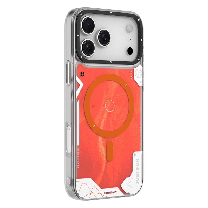 Apple iPhone 17 Pro Case M-safe Charging Feature Shiny Sandy Liquid Design Galaxy Fantasy Series Cover - 6