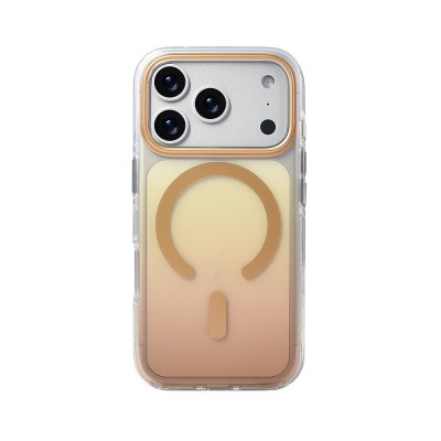 Apple iPhone 17 Pro Case M-safe Charging Feature Transparent Color Transition Zore Toros Cover - 11