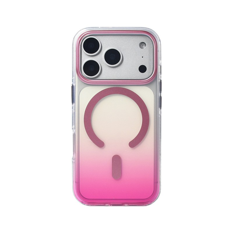 Apple iPhone 17 Pro Case M-safe Charging Feature Transparent Color Transition Zore Toros Cover - 17