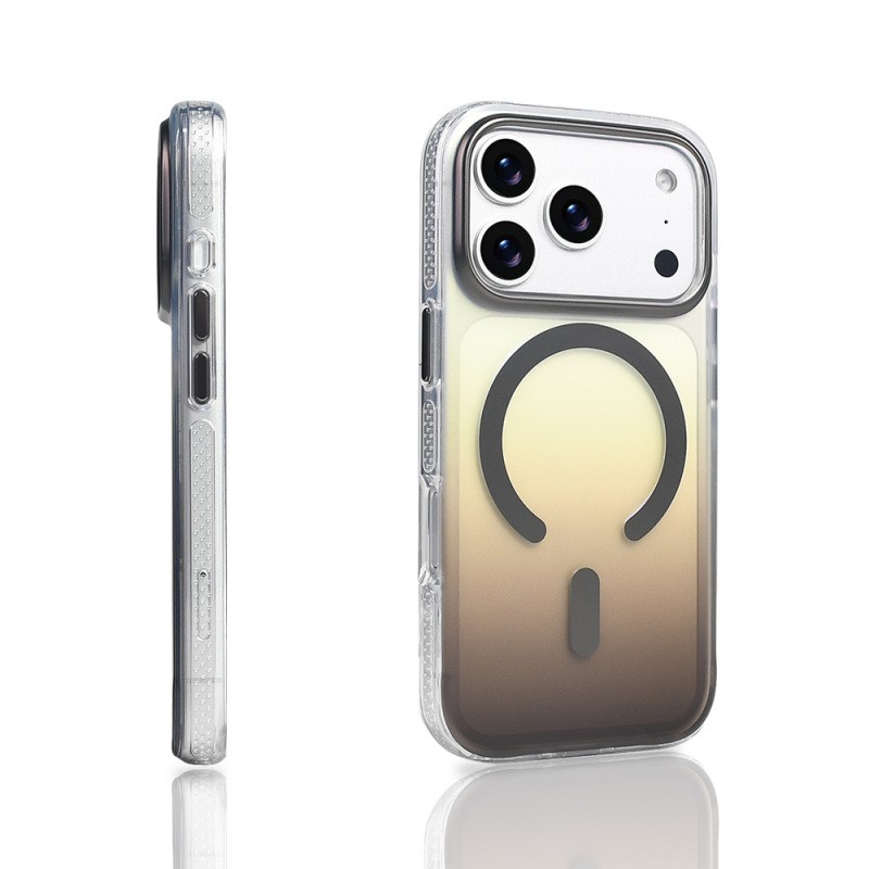 Apple iPhone 17 Pro Case M-safe Charging Feature Transparent Color Transition Zore Toros Cover - 20