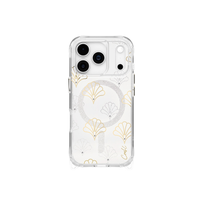 Apple iPhone 17 Pro Case M-safe Charging Feature Transparent Patterned Back Surface Coehl Maree Cover - Coehl