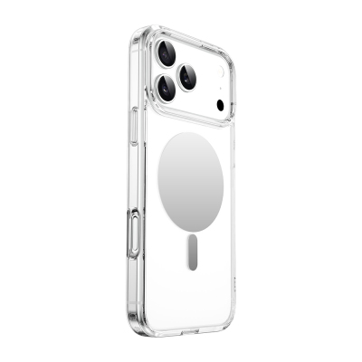 Apple iPhone 17 Pro Case M-safe Charging Feature Wiwu MCC-701 Aynalı Pro Series Hard PC Cover - Wiwu
