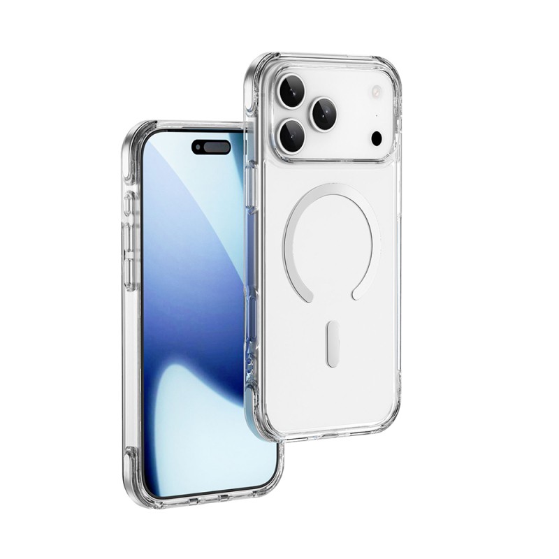 Apple iPhone 17 Pro Case M-safe Charging Feature Wiwu MCC-702 Titanium Pro Series Hard PC Cover - 2