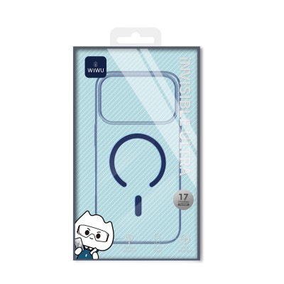 Apple iPhone 17 Pro Case M-safe Charging Feature Wiwu YXK-207 Invisible Pro Hard PC Cover - 12