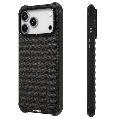 Apple iPhone 17 Pro Case M-safe Charging Feature Youngkit Canvas Series Cover - 12