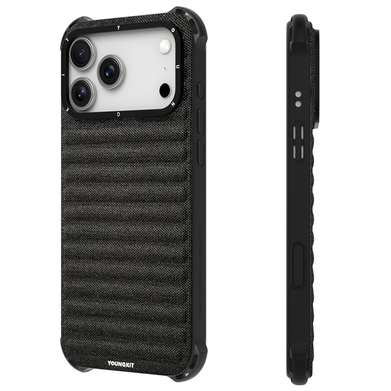 Apple iPhone 17 Pro Case M-safe Charging Feature Youngkit Canvas Series Cover - 12