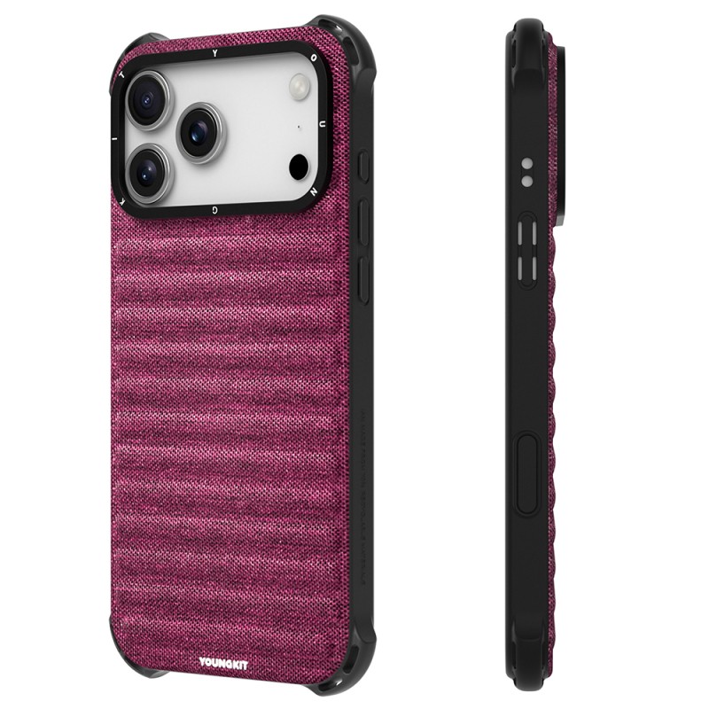 Apple iPhone 17 Pro Case M-safe Charging Feature Youngkit Canvas Series Cover - 13