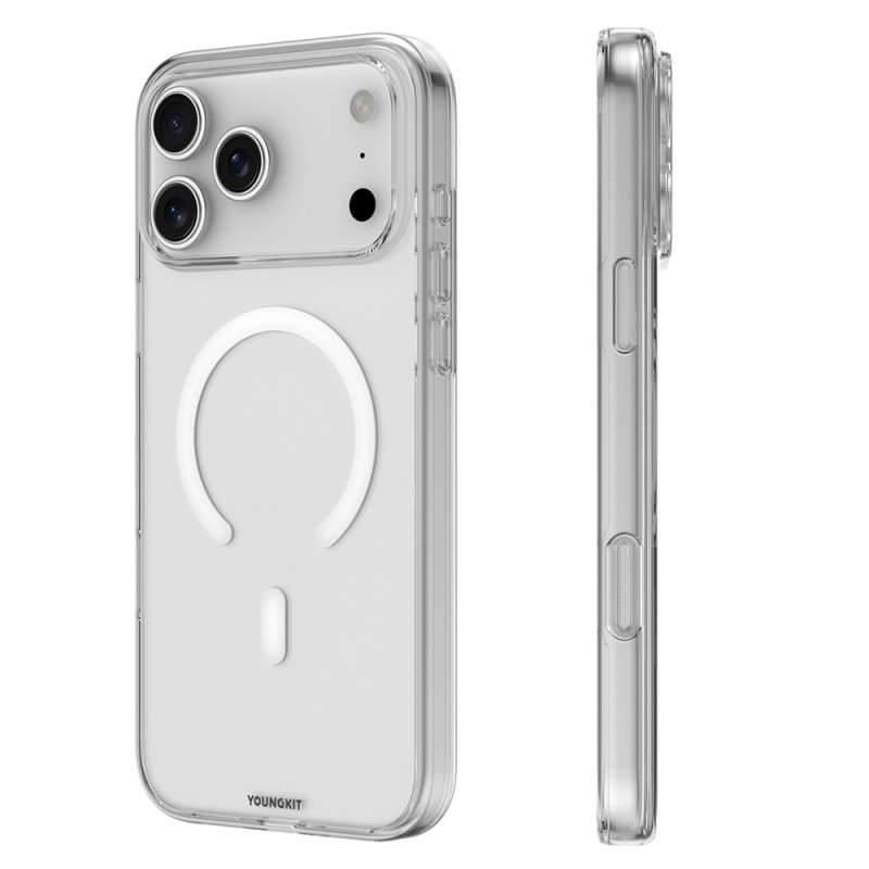 Apple iPhone 17 Pro Case M-safe Charging Feature Youngkit Clear Series Cover - 9
