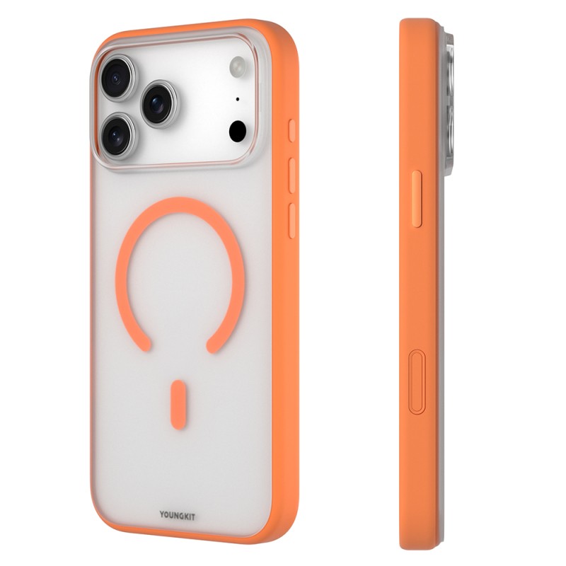 Apple iPhone 17 Pro Case M-safe Charging Feature Youngkit Clear Series Cover - 6