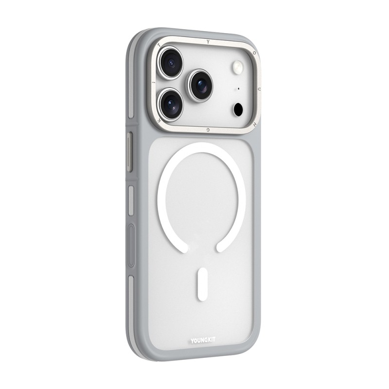 Apple iPhone 17 Pro Case M-safe Charging Feature Youngkit Rock Sand Series Cover - 16