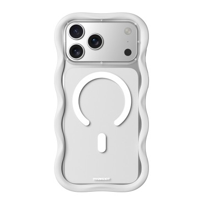 Apple iPhone 17 Pro Case M-safe Charging Feature Youngkit Wave Clear Series Cover - 6