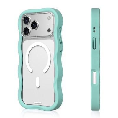 Apple iPhone 17 Pro Case M-safe Charging Feature Youngkit Wave Clear Series Cover - 9