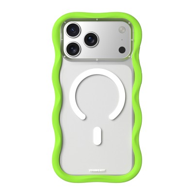 Apple iPhone 17 Pro Case M-safe Charging Feature Youngkit Wave Matte Series Cover - 3
