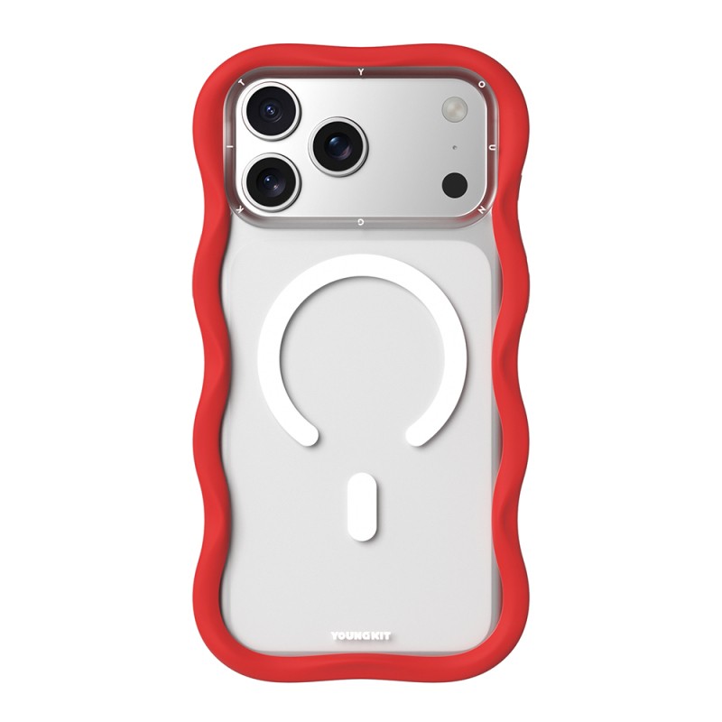 Apple iPhone 17 Pro Case M-safe Charging Feature Youngkit Wave Matte Series Cover - 6