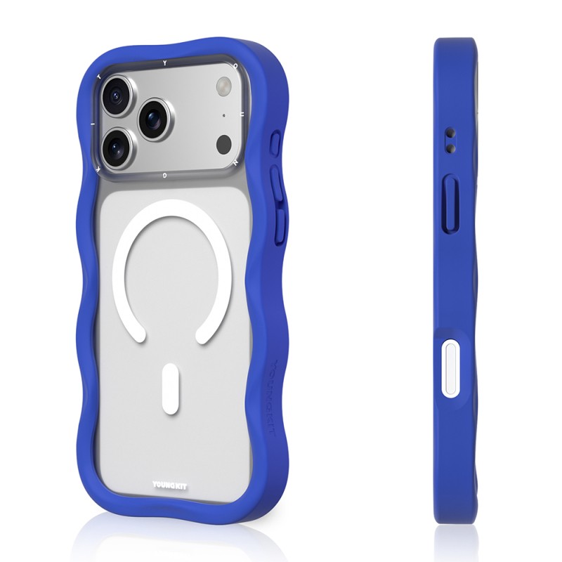 Apple iPhone 17 Pro Case M-safe Charging Feature Youngkit Wave Matte Series Cover - 8