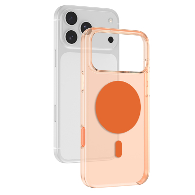 Apple iPhone 17 Pro Case M-Safe Charging Feature Zore Paris Belmo Cover - 3