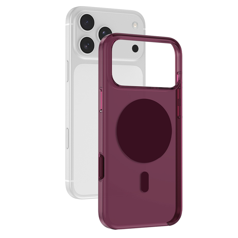 Apple iPhone 17 Pro Case M-Safe Charging Feature Zore Paris Belmo Cover - 5