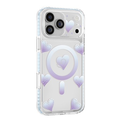 Apple iPhone 17 Pro Case M-Safe Charging Feature Zore Paris Elvo Hard PC Cover - 2