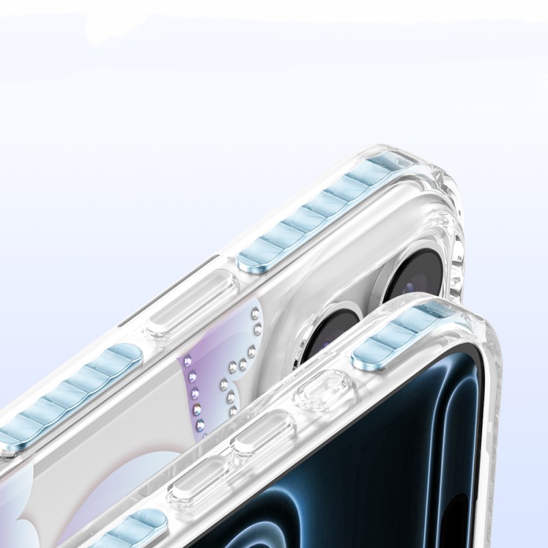 Apple iPhone 17 Pro Case M-Safe Charging Feature Zore Paris Elvo Hard PC Cover - 11