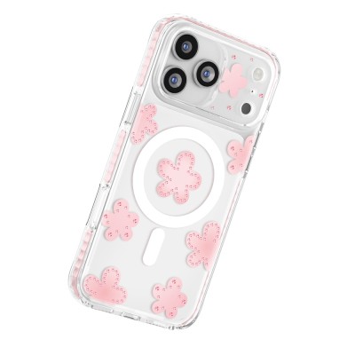 Apple iPhone 17 Pro Case M-Safe Charging Feature Zore Paris Elvo Hard PC Cover - 21