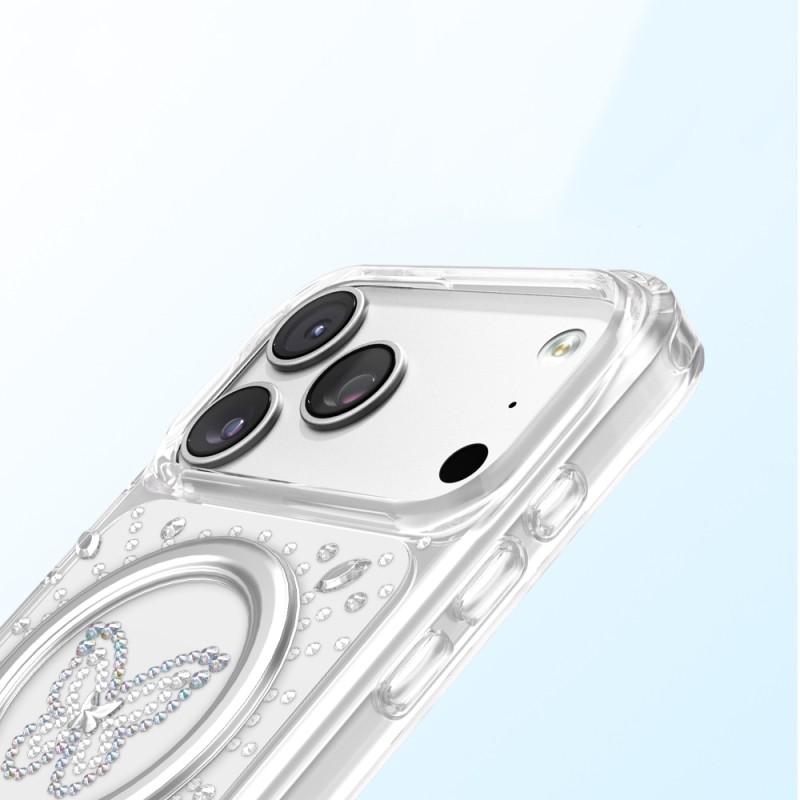 Apple iPhone 17 Pro Case M-Safe Charging Feature Zore Paris Mova Hard PC Cover - 7