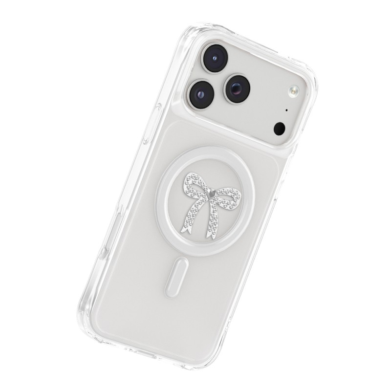 Apple iPhone 17 Pro Case M-Safe Charging Feature Zore Paris Mova Hard PC Cover - 13