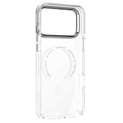 Apple iPhone 17 Pro Case M-safe Charging Transparent Youngkit Crystal Shield Series Cover - 10