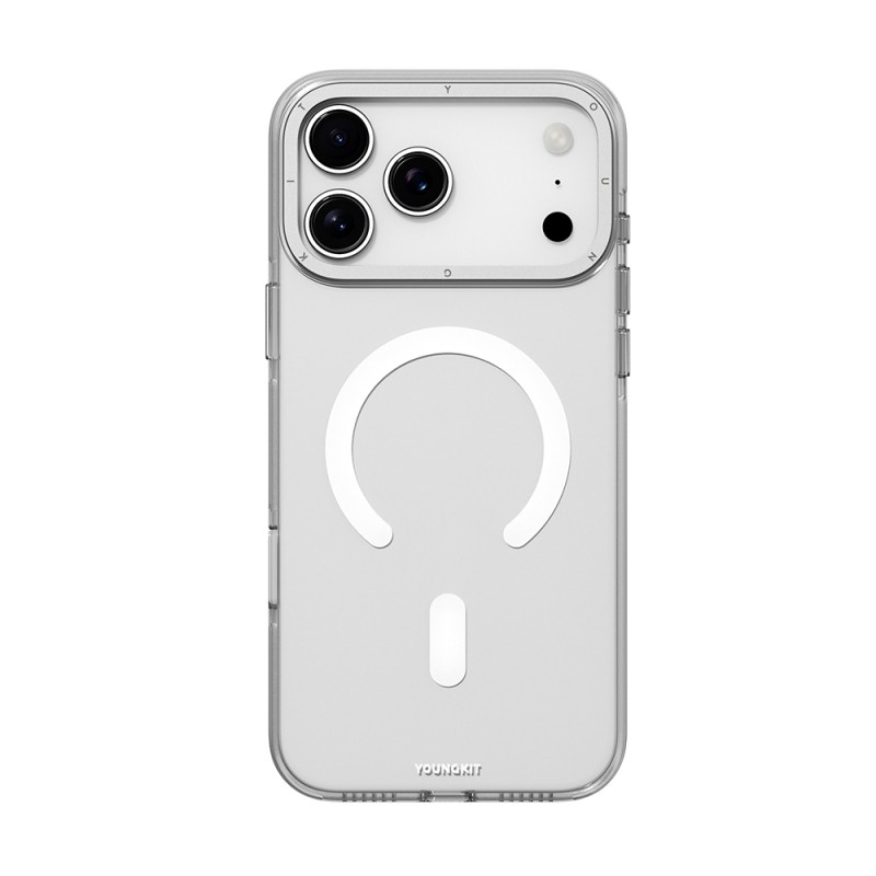 Apple iPhone 17 Pro Case M-safe Charging Transparent Youngkit Crystal Shield Series Cover - 3