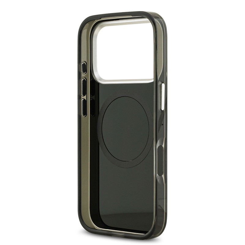 Apple iPhone 17 Pro Case Mercedes Benz Original Licensed M-Safe Charging Feature Dual Layer PC Nostalgic Star Design Cover - 17