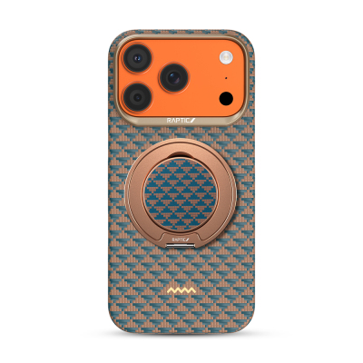 Apple iPhone 17 Pro Case Raptic 2-in-1 Bundle Kit Aramid Skin Destiny Series Stand and Cover - Raptic