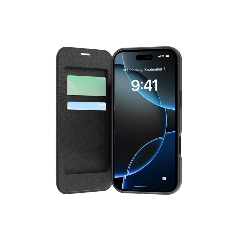 Apple iPhone 17 Pro Case Raptic Air Folio Transparent Card Holder Cover Case with M-Safe Charging Feature - 6