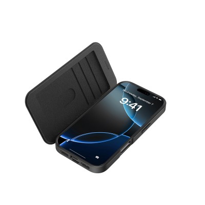 Apple iPhone 17 Pro Case Raptic Air Folio Transparent Card Holder Cover Case with M-Safe Charging Feature - 7