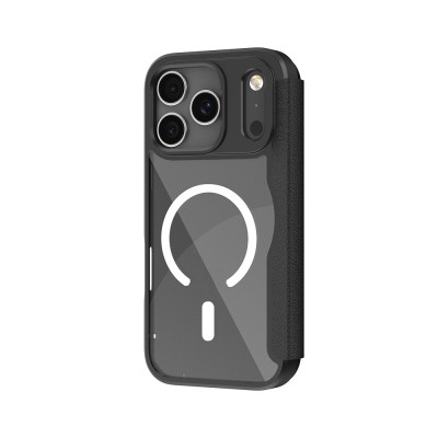 Apple iPhone 17 Pro Case Raptic Air Folio Transparent Card Holder Cover Case with M-Safe Charging Feature - 10