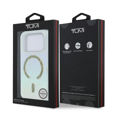 Apple iPhone 17 Pro Case TUMI Original Licensed Transparent Cover M-safe Charging Feature - 25