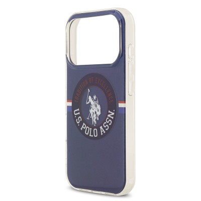 Apple iPhone 17 Pro Case U.S. Polo Assn. Original Licensed M-Safe Charging Feature IML Stripe Logo Cover - 7