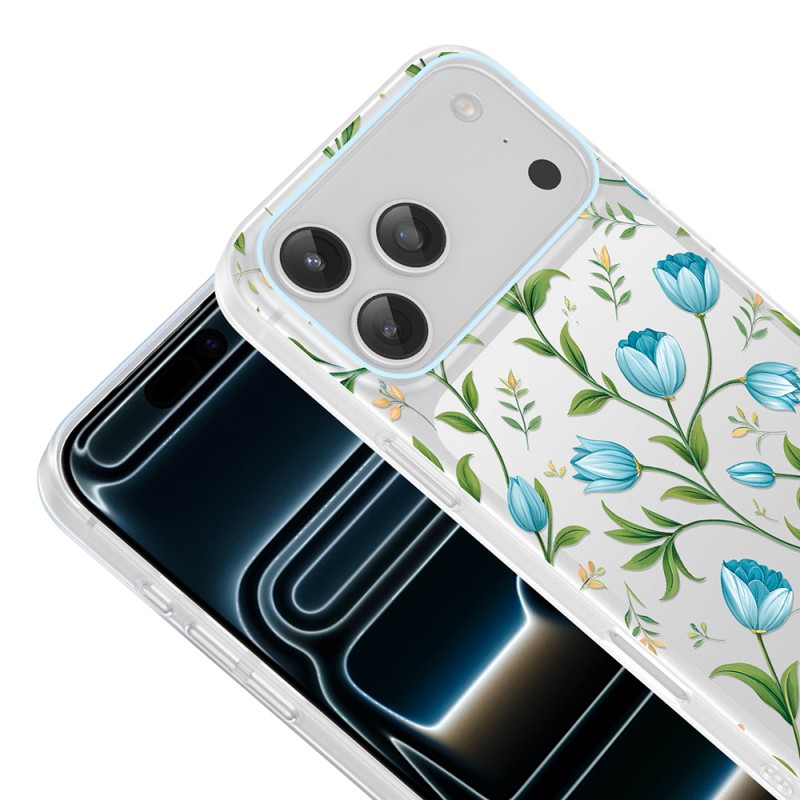 Apple iPhone 17 Pro Case with Camera Protector, Patterned Zore Clip Cover - 9