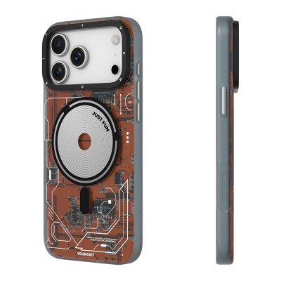 Apple iPhone 17 Pro Case with M-safe Charging Feature and Camera Control Button, Youngkit Technology Series Cover - 7