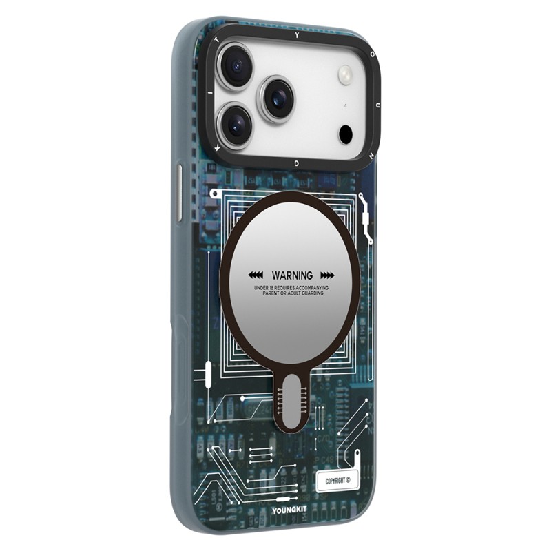 Apple iPhone 17 Pro Case with M-safe Charging Feature and Camera Control Button, Youngkit Technology Series Cover - 12