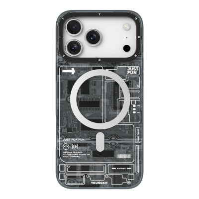 Apple iPhone 17 Pro Case with M-safe Charging Feature and Camera Control Button, Youngkit Technology Series Cover - 2