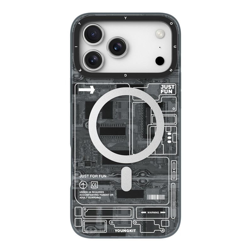 Apple iPhone 17 Pro Case with M-safe Charging Feature and Camera Control Button, Youngkit Technology Series Cover - 2