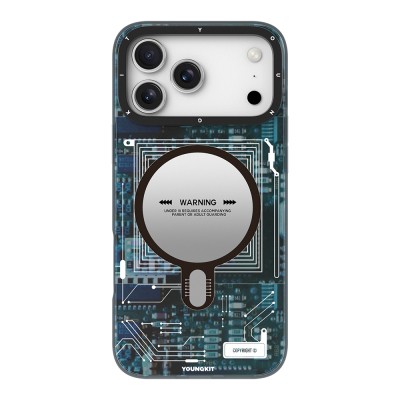 Apple iPhone 17 Pro Case with M-safe Charging Feature and Camera Control Button, Youngkit Technology Series Cover - 5