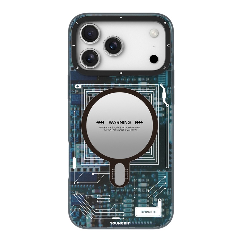 Apple iPhone 17 Pro Case with M-safe Charging Feature and Camera Control Button, Youngkit Technology Series Cover - 5