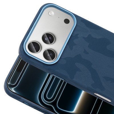 Apple iPhone 17 Pro Case with M-Safe Charging Feature, Camouflage Design, Zore Sera Hard PC Cover - 9