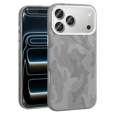 Apple iPhone 17 Pro Case with M-Safe Charging Feature, Camouflage Design, Zore Sera Hard PC Cover - 3