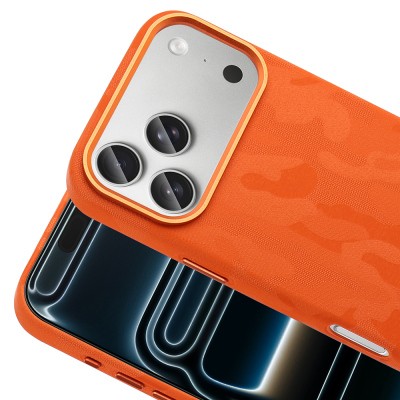 Apple iPhone 17 Pro Case with M-Safe Charging Feature, Camouflage Design, Zore Sera Hard PC Cover - 11