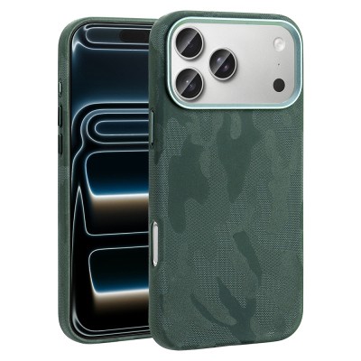 Apple iPhone 17 Pro Case with M-Safe Charging Feature, Camouflage Design, Zore Sera Hard PC Cover - 4