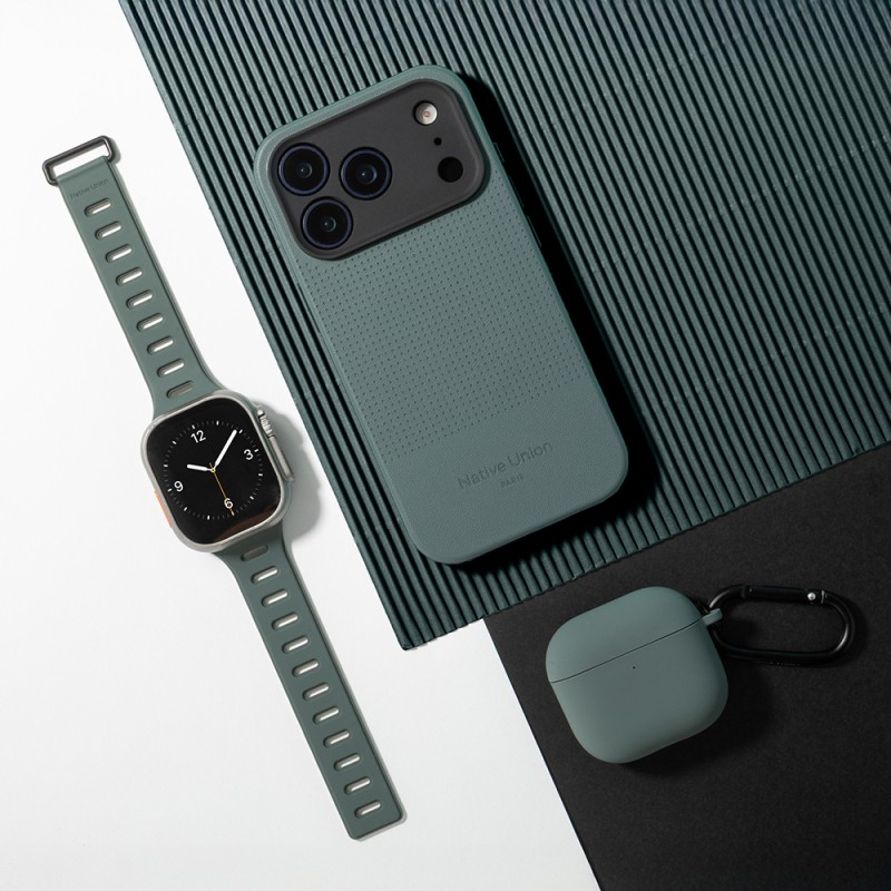 Apple iPhone 17 Pro Case with M-safe Charging Feature, Leather Texture, Native Union 2025 Active Series Cover - 23