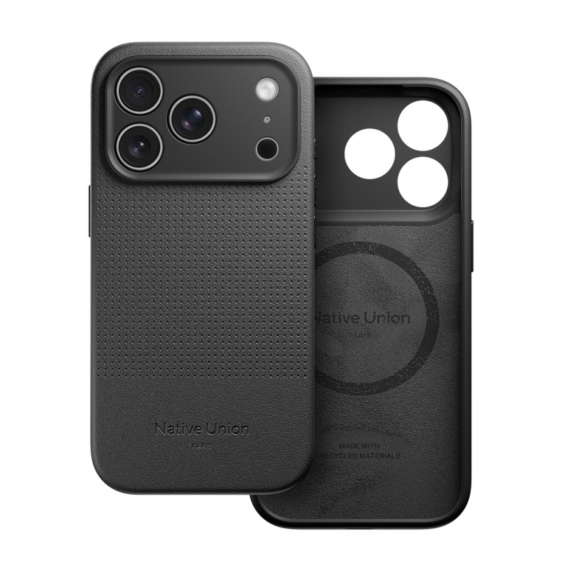 Apple iPhone 17 Pro Case with M-safe Charging Feature, Leather Texture, Native Union 2025 Active Series Cover - 26